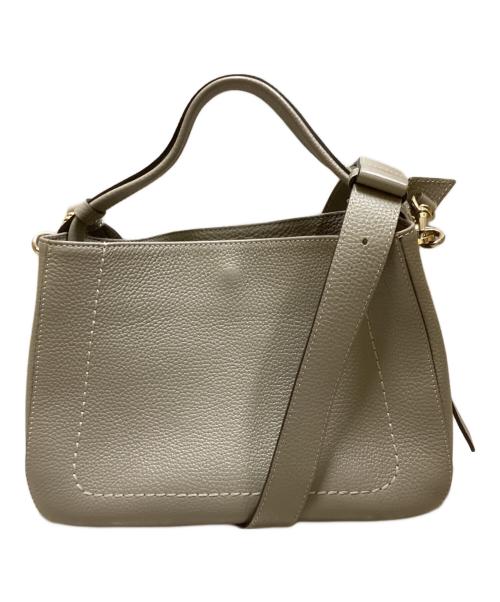 ANAYI（アナイ）ANAYI (アナイ) レザー2WAYバッグ ベージュの古着・服飾アイテム