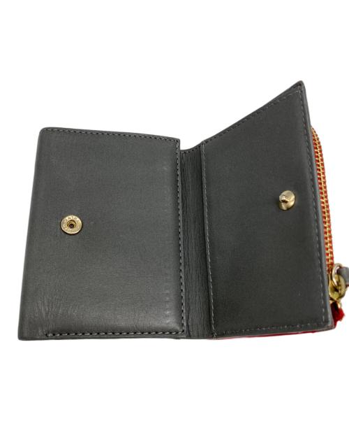 CACUMA（カクマ）CACUMA (カクマ) コンパクトレザーウォレット グレーの古着・服飾アイテム