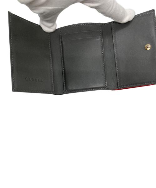 CACUMA（カクマ）CACUMA (カクマ) コンパクトレザーウォレット グレーの古着・服飾アイテム