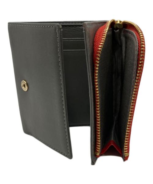 CACUMA（カクマ）CACUMA (カクマ) コンパクトレザーウォレット グレーの古着・服飾アイテム