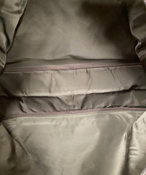 PRADA（プラダ）PRADA (プラダ) サフィアーノレザー×ナイロンボストンバッグ オリーブの古着・服飾アイテム