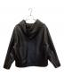 OPENINGACT (オープニングアクト) シンセティックレザー ライダースパーカージャケット ブラック サイズ:M：7000円