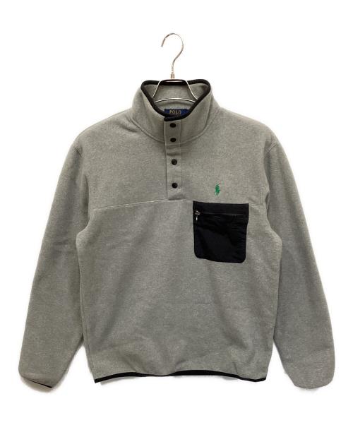 POLO RALPH LAUREN（ポロ・ラルフローレン）POLO RALPH LAUREN (ポロ・ラルフローレン) フリースジャケット グレー サイズ:Sの古着・服飾アイテム
