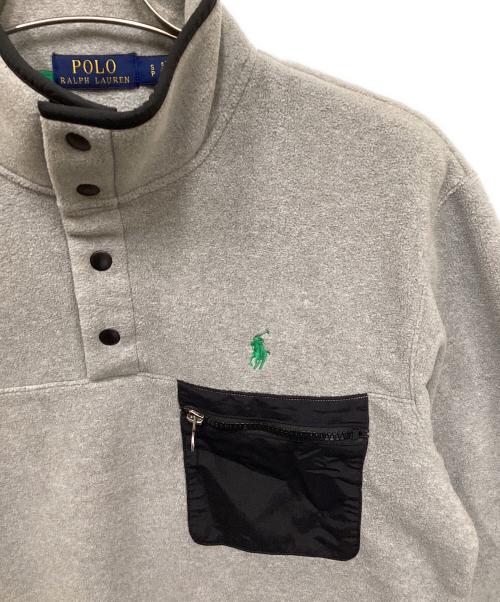 POLO RALPH LAUREN（ポロ・ラルフローレン）POLO RALPH LAUREN (ポロ・ラルフローレン) フリースジャケット グレー サイズ:Sの古着・服飾アイテム