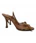 中古・古着 Manolo Blahnik (マノロブラニク) ロープストラップヒールサンダル ベージュ サイズ:36：7000円