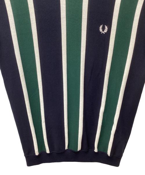 FRED PERRY（フレッドペリー）FRED PERRY (フレッドペリー) KNITTED TEE ネイビー サイズ:Lの古着・服飾アイテム