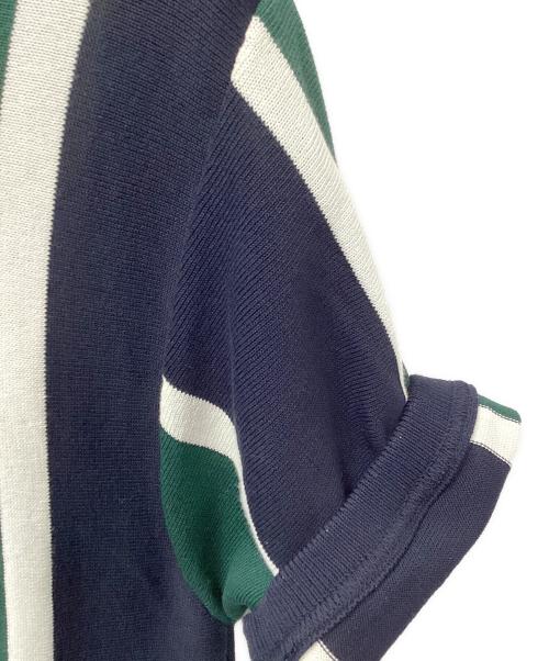FRED PERRY（フレッドペリー）FRED PERRY (フレッドペリー) KNITTED TEE ネイビー サイズ:Lの古着・服飾アイテム
