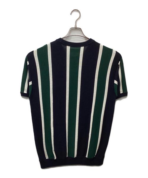 FRED PERRY（フレッドペリー）FRED PERRY (フレッドペリー) KNITTED TEE ネイビー サイズ:Lの古着・服飾アイテム