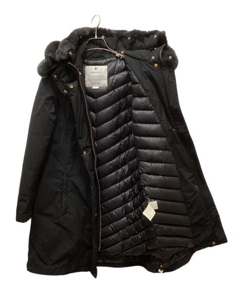 WOOLRICH（ウールリッチ）WOOLRICH (ウールリッチ) Spick and Span (スピック＆スパン) 「BOW BRIDGE」ダウンコート ブラック サイズ:Sの古着・服飾アイテム