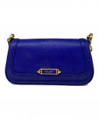 Kate Spadeケイトスペード）の古着「グラマシー スモール フラップ ショルダー バッグ」｜ブルー