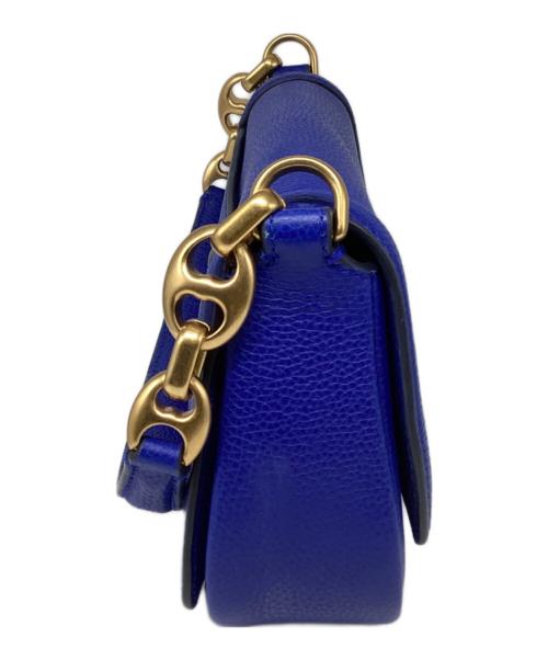 Kate Spade（ケイトスペード）Kate Spade (ケイトスペード) グラマシー スモール フラップ ショルダー バッグ ブルーの古着・服飾アイテム