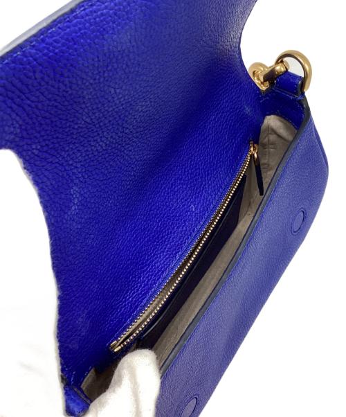 Kate Spade（ケイトスペード）Kate Spade (ケイトスペード) グラマシー スモール フラップ ショルダー バッグ ブルーの古着・服飾アイテム