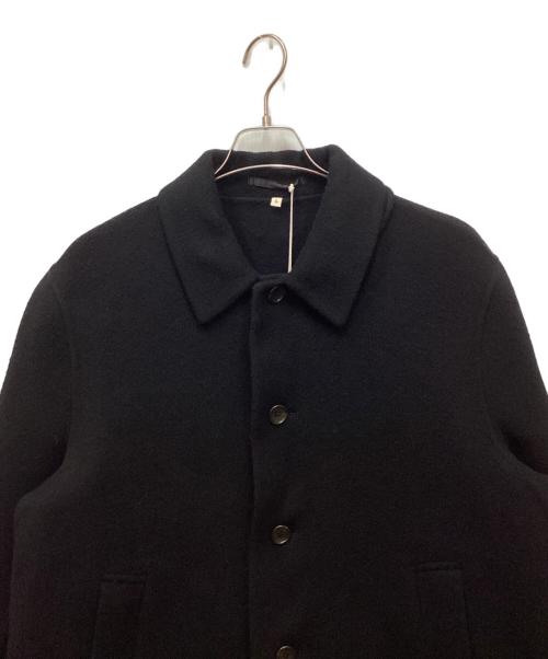 MUJI LABO（ムジラボ）MUJI LABO (ムジラボ) カシミヤ混ショートステンカラーコート ブラック サイズ:Lの古着・服飾アイテム