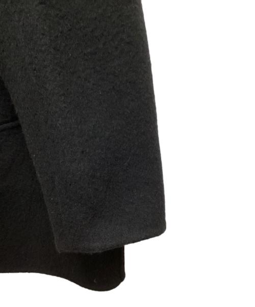 MUJI LABO（ムジラボ）MUJI LABO (ムジラボ) カシミヤ混ショートステンカラーコート ブラック サイズ:Lの古着・服飾アイテム