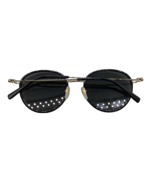 GUCCI（グッチ）GUCCI (グッチ) インターロッキングG サングラス ブラック×ゴールド サイズ:51□20の古着・服飾アイテム