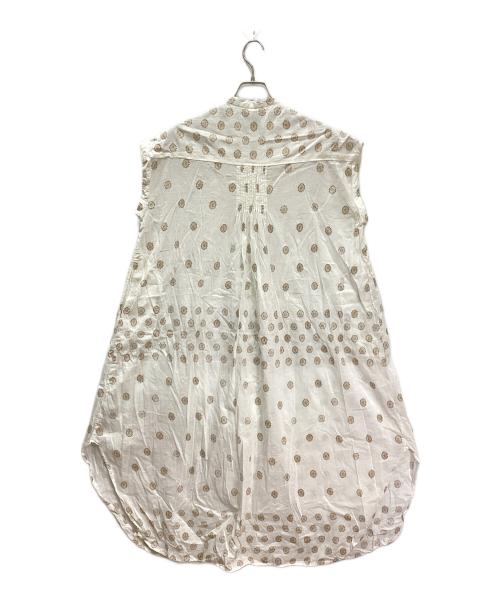 mala KALANCHOE（マーラ カランコエ）MALA KALANCHOE (マーラ カランコエ) シルク混ワンピース アイボリー サイズ:表記無しの古着・服飾アイテム