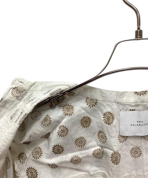 mala KALANCHOE（マーラ カランコエ）MALA KALANCHOE (マーラ カランコエ) シルク混ワンピース アイボリー サイズ:表記無しの古着・服飾アイテム