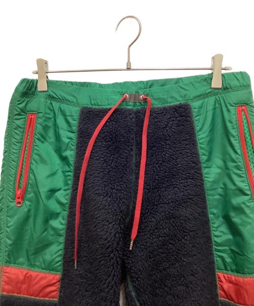 kolor/BEACON（カラービーコン）kolor/BEACON (カラービーコン) ナイロンコンビボアイージーパンツ グリーン サイズ:表記無しの古着・服飾アイテム