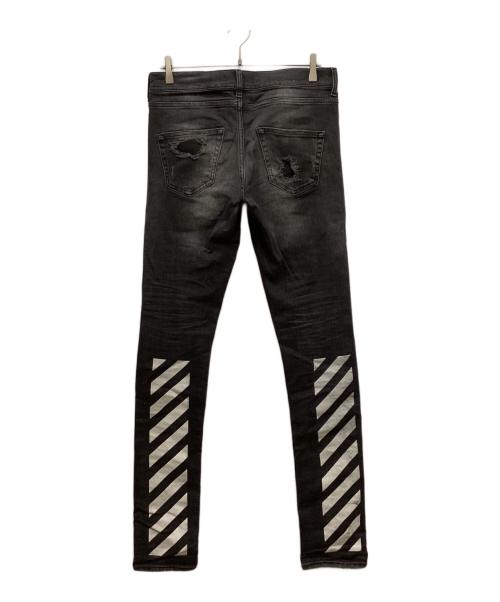OFFWHITE（オフホワイト）OFFWHITE (オフホワイト) デニムパンツ ブラック サイズ:30の古着・服飾アイテム
