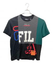 Maison MIHARA YASUHIRO×FILA（メゾン ミハラ ヤスヒロ×フィラ）の古着「半袖Tシャツ」｜ブラック