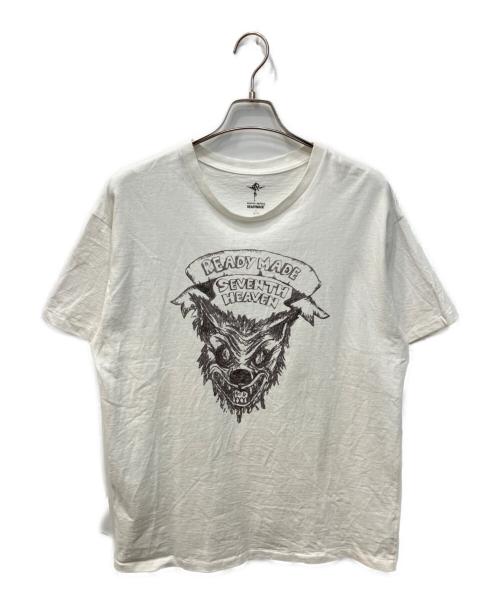 READYMADE（レディメイド）READYMADE (レディメイド) SEVENTH HEAVEN (セブンス ヘブン) 3 PACK TEE/コラボプリントTシャツ ホワイト サイズ:Lの古着・服飾アイテム