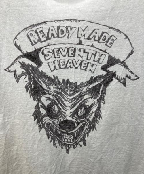 READYMADE（レディメイド）READYMADE (レディメイド) SEVENTH HEAVEN (セブンス ヘブン) 3 PACK TEE/コラボプリントTシャツ ホワイト サイズ:Lの古着・服飾アイテム