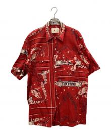 EMOTIONALLY UNAVAILABLE（エモーショナリー・アンアベイラブル）の古着「総柄シャツ」｜レッド
