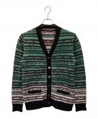 sacaiサカイ）の古着「ノルディック柄カーディガン」｜グリーン