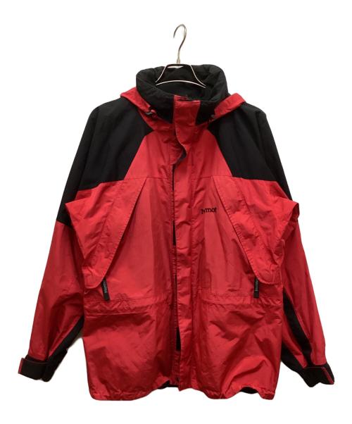 MARMOT（マーモット）Marmot (マーモット) マウンテンパーカー レッド×ブラック サイズ:Ｍの古着・服飾アイテム