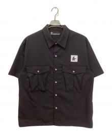 PUNK DRUNKERS（パンクドランカーズ）の古着「ホラーアロハシャツ」｜ブラック