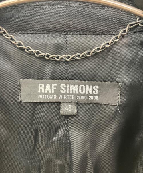 RAF SIMONS（ラフシモンズ）RAF SIMONS (ラフシモンズ) 05AW テーラードジャケット ブラック サイズ:46の古着・服飾アイテム