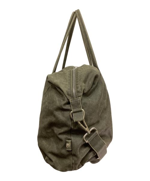 Martin Margiela11（マルタンマルジェラ11）Martin Margiela11 (マルタンマルジェラ11) コーティングキャンバスボストンバッグ カーキの古着・服飾アイテム