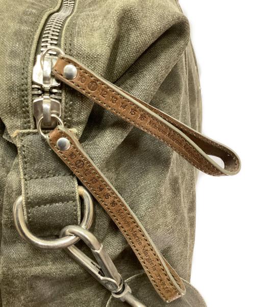 Martin Margiela11（マルタンマルジェラ11）Martin Margiela11 (マルタンマルジェラ11) コーティングキャンバスボストンバッグ カーキの古着・服飾アイテム