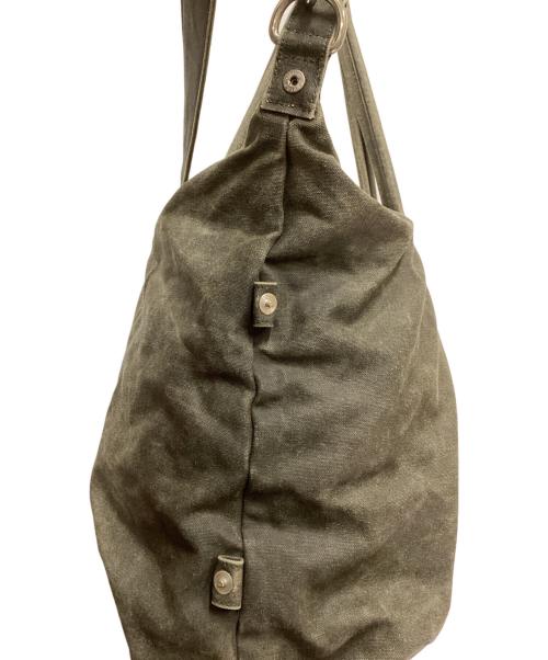 Martin Margiela11（マルタンマルジェラ11）Martin Margiela11 (マルタンマルジェラ11) コーティングキャンバスボストンバッグ カーキの古着・服飾アイテム