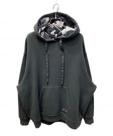 adidas×KSENIA SCHNAIDER（アディダス×クセニア シュナイダー）の古着「ビッグポケットパーカー」｜ブラック