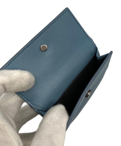 Christian Dior（クリスチャン ディオール）Christian Dior (クリスチャン ディオール) Shawn Stussy (ショーン・ステューシー) Trifold Wallet（トリフォルドウォレット） スカイブルーの古着・服飾アイテム