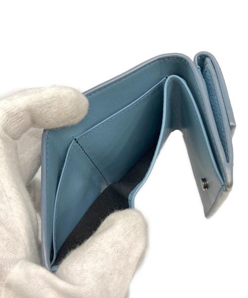 Christian Dior（クリスチャン ディオール）Christian Dior (クリスチャン ディオール) Shawn Stussy (ショーン・ステューシー) Trifold Wallet（トリフォルドウォレット） スカイブルーの古着・服飾アイテム