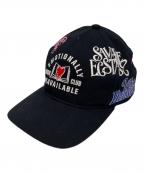 EMOTIONALLY UNAVAILABLEエモーショナリー・アンアベイラブル）の古着「BOOK CLUB HAT（ブッククラブハット）」｜ブラック