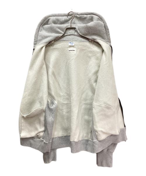 Champion（チャンピオン）Champion (チャンピオン) MONKEY TIME (モンキータイム) リバースウィーブスウェットジップアップパーカー グレー サイズ:XLの古着・服飾アイテム