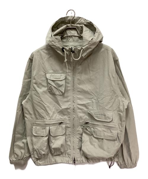 thisisneverthat（ディスイズネバーザット）thisisneverthat (ディスイズネバーザット) フーデッドジップアップジャケット ベージュ サイズ:Lの古着・服飾アイテム