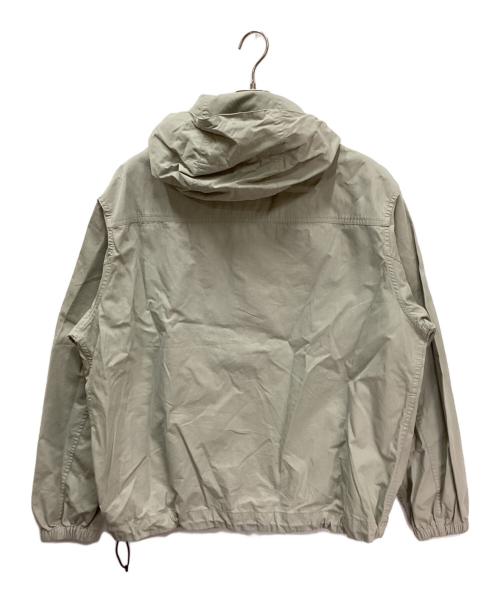 thisisneverthat（ディスイズネバーザット）thisisneverthat (ディスイズネバーザット) フーデッドジップアップジャケット ベージュ サイズ:Lの古着・服飾アイテム