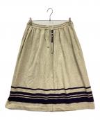 Y'sワイズ）の古着「スウェットスカート」｜ベージュ
