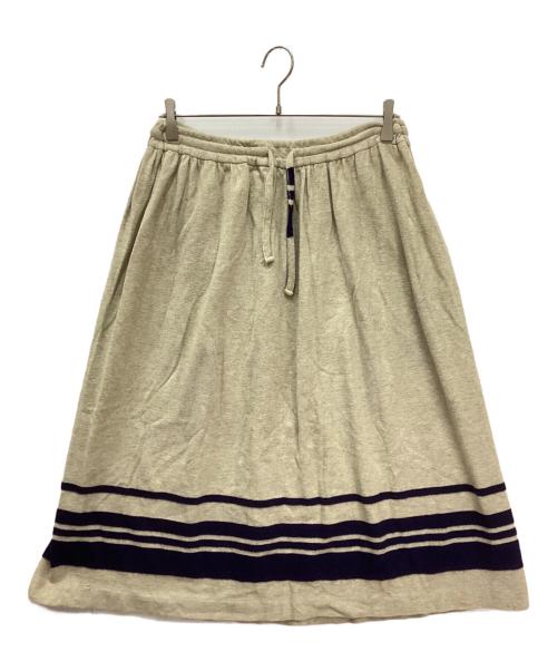 Y's（ワイズ）Y's (ワイズ) スウェットスカート ベージュ サイズ:3の古着・服飾アイテム