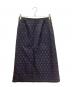 Drawer (ドゥロワー) ラメサークルジャカードスカート ネイビー サイズ:36：12000円