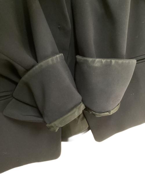 Max Mara Studio（マックスマーラ ストゥディオ）MAX MARA STUDIO (マックスマーラ ストゥディオ) ノーカラージャケット ネイビー サイズ:36の古着・服飾アイテム