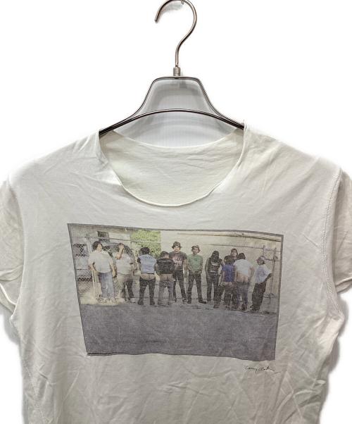 lucien pellat-finet（ルシアン・ペラフィネ）lucien pellat-finet (ルシアン・ペラフィネ) カットオフTシャツ ホワイト サイズ:Mの古着・服飾アイテム