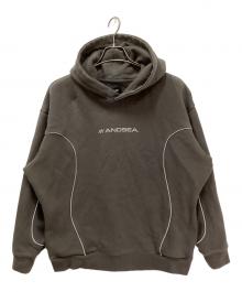 WIND AND SEA（ウィンダンシー）の古着「Piping Hooded Sweatshirt/パイピングフーデッドスウェットシャツ」｜グレー