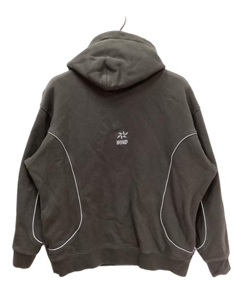 WIND AND SEA（ウィンダンシー）WIND AND SEA (ウィンダンシー) Piping Hooded Sweatshirt/パイピングフーデッドスウェットシャツ グレー サイズ:Lの古着・服飾アイテム