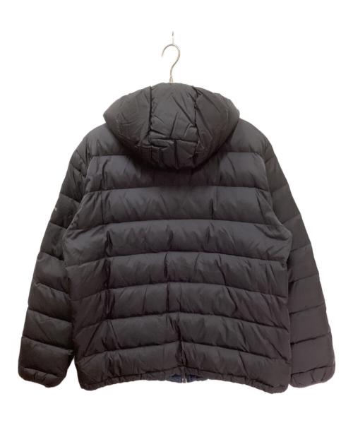 Eddie Bauer（エディーバウアー）Eddie Bauer (エディーバウアー) リバーシブルプレミアムグースダウンジャケット ブラック×ブルー サイズ:XLの古着・服飾アイテム