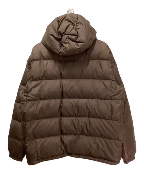 Eddie Bauer（エディーバウアー）Eddie Bauer (エディーバウアー) リバーシブルダウンジャケット ブラウン×グリーン サイズ:XLの古着・服飾アイテム